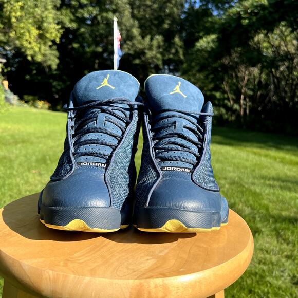 Nike Air Jordan 13 Retro Squadron Blue Men's Shoes - Size 10.5 - Ships Now - Picture 4 of 11